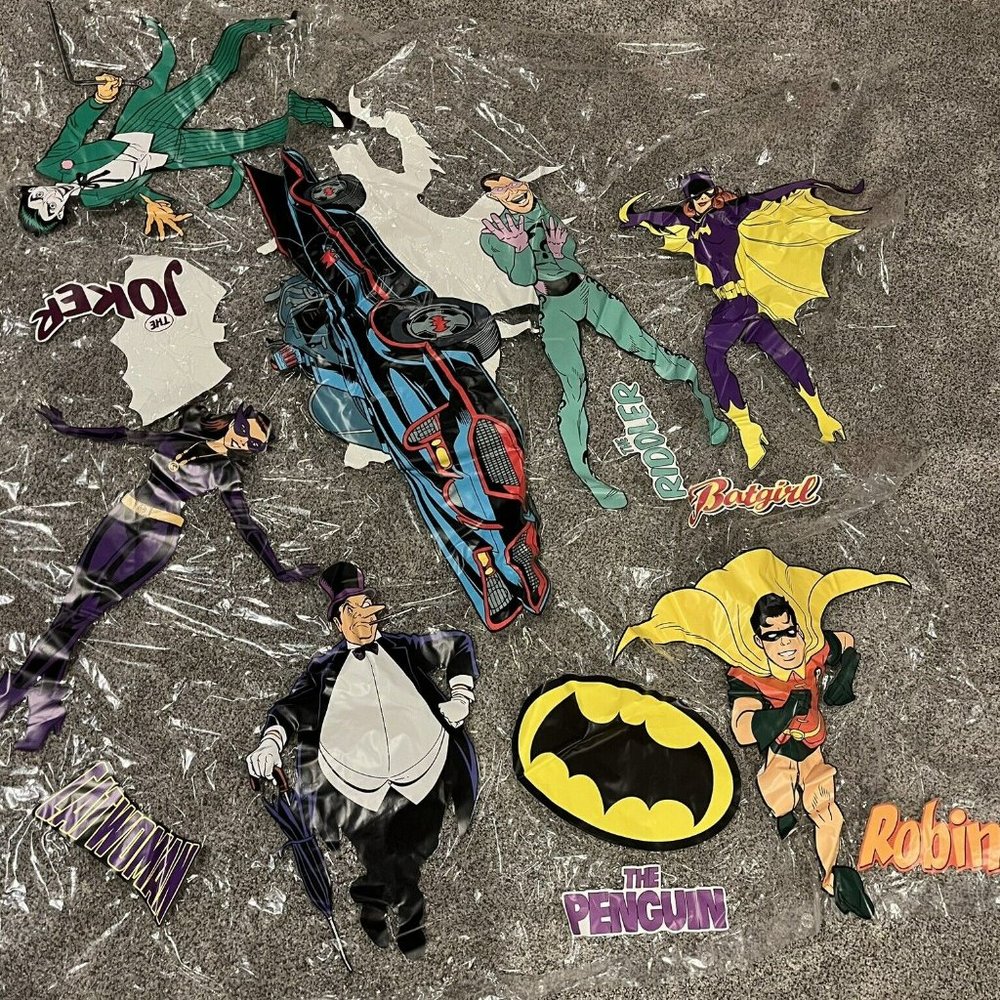 FATHEAD BATMAN LEAPING VINYL PEEL & STICK WALL GRAPHICS DC STICKER POSTER